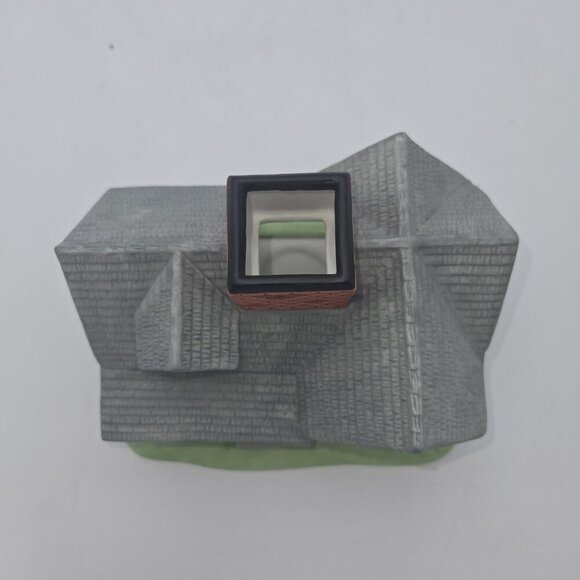 Partylite Village Farmhouse Ceramic Porcelain Tealight Candle Holder PO532 EUC 1 - Picture 6 of 12